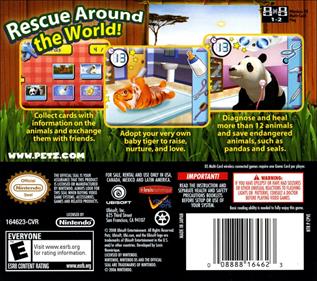 Petz Rescue Wildlife Vet - Box - Back Image
