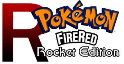 Pokémon FireRed: Rocket Edition - Clear Logo Image