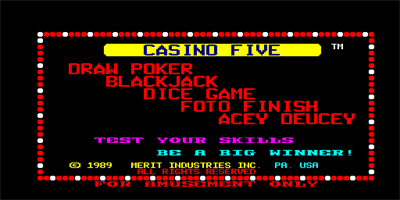 Casino Five - Screenshot - Game Title Image