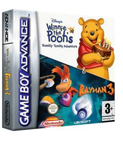 Winnie the Pooh's Rumbly Tumbly Adventure & Rayman 3 - Box - 3D Image