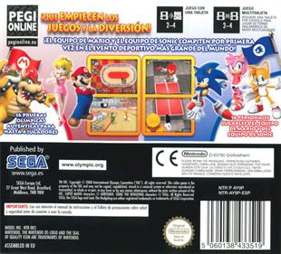 Mario & Sonic at the Olympic Games - Box - Back Image