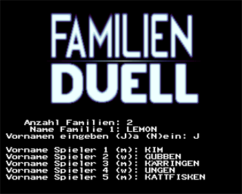 Familien Duell - Screenshot - Game Title Image