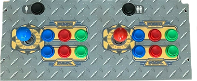 X-Men vs. Street Fighter - Arcade - Control Panel Image