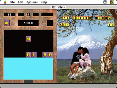 Wordtris - Screenshot - Gameplay Image