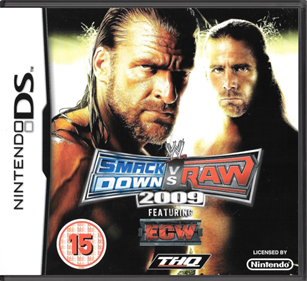 WWE SmackDown vs. Raw 2009 - Box - Front - Reconstructed Image