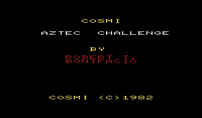 Aztec Challenge - Screenshot - Game Title Image