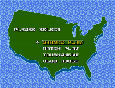 NES Open Tournament Golf - Screenshot - Game Select Image