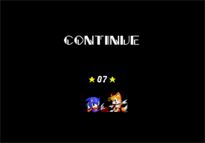 Sonic the Hedgehog 2 - Screenshot - Game Over Image