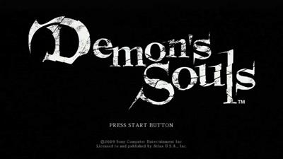 Demon's Souls - Screenshot - Game Title Image