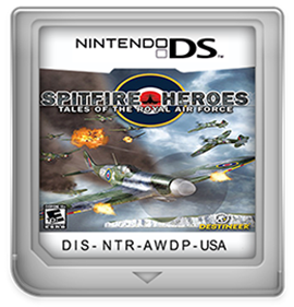 Spitfire Heroes: Tales of the Royal Air Force - Fanart - Cart - Front