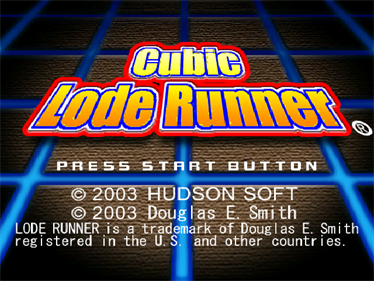 Hudson Selection Vol. 1: Cubic Lode Runner - Screenshot - Game Title Image