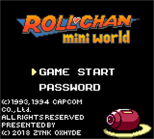 Roll-chan: Mini World - Screenshot - Game Title Image