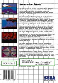 Submarine Attack - Box - Back Image