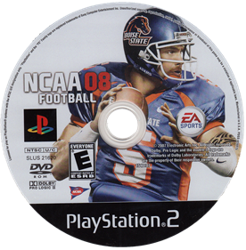 NCAA Football 08 - Disc Image