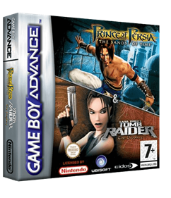 Prince of Persia: The Sands of Time & Lara Croft Tomb Raider: The Prophecy - Box - 3D Image