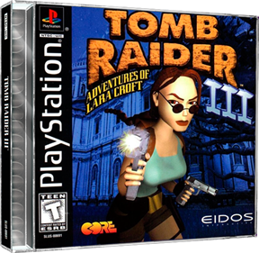 Tomb Raider III: Adventures of Lara Croft - Box - 3D Image
