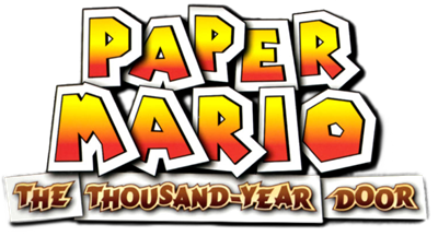 Paper Mario: The Thousand-Year Door - Clear Logo Image