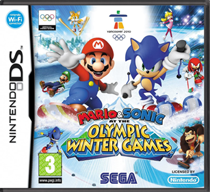 Mario & Sonic at the Olympic Winter Games - Box - Front - Reconstructed Image