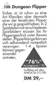 Dungeon Flipper - Advertisement Flyer - Front Image