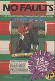 Show Jumping - Advertisement Flyer - Front Image