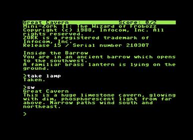 Mini-Zork II - Screenshot - Gameplay Image