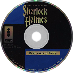 The Lost Files of Sherlock Holmes - Disc Image
