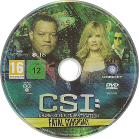 CSI: Fatal Conspiracy  - Disc Image