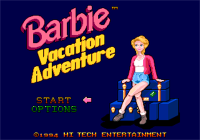 Barbie: Vacation Adventure - Screenshot - Game Title