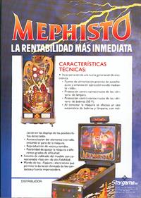 Mephisto - Advertisement Flyer - Back Image