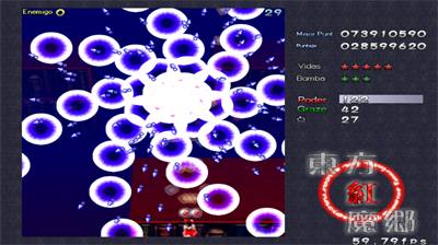 Touhou 06: The Embodiment of Scarlet Devil - Screenshot - Gameplay Image