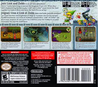 The Legend of Zelda: Spirit Tracks - Box - Back Image