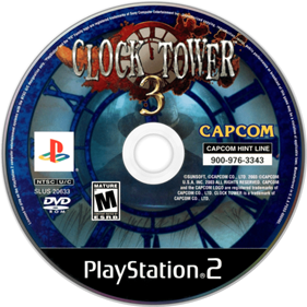 Clock Tower 3 - Disc Image