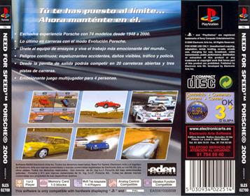 Need for Speed: Porsche Unleashed - Box - Back Image