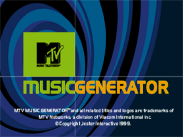 MTV Music Generator - Screenshot - Game Title Image