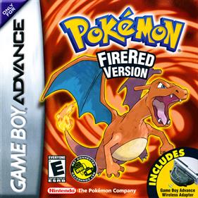 Pokémon FireRed Version - Box - Front Image