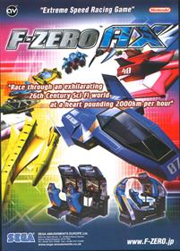 F-Zero AX - Advertisement Flyer - Front Image
