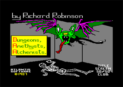 Dungeons, Amethysts, Alchemists 'n' Everythin' - Screenshot - Game Title Image