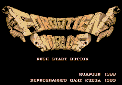 Forgotten Worlds - Screenshot - Game Title Image