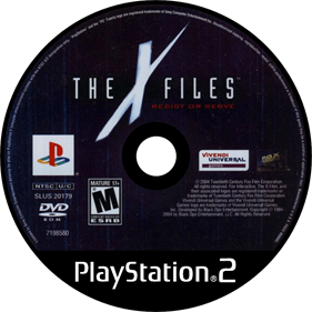 The X-Files: Resist or Serve - Disc Image