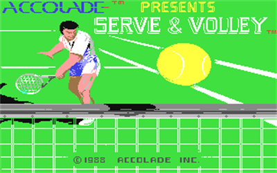 Serve & Volley - Screenshot - Game Title Image