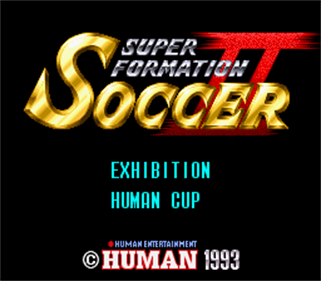 Super Formation Soccer II - Screenshot - Game Title Image
