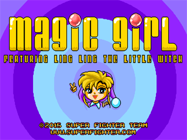 Magic Girl featuring Ling Ling the Little Witch - Screenshot - Game Title Image