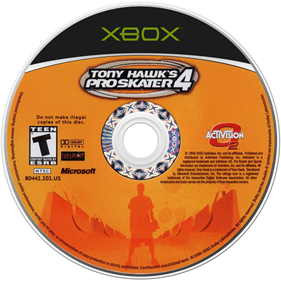 Tony Hawk's Pro Skater 4 - Disc Image