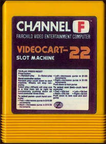 Videocart-22: Slot Machine - Cart - Front Image