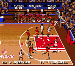 Tecmo Super NBA Basketball - Screenshot - Gameplay Image