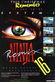 Ninja Remix - Advertisement Flyer - Front Image