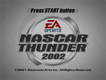 NASCAR Thunder 2002 - Screenshot - Game Title Image