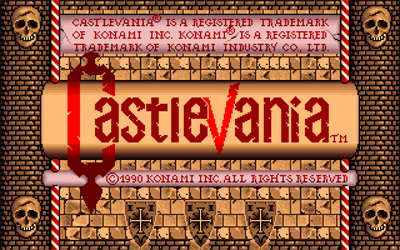 Castlevania - Screenshot - Game Title Image