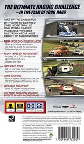 TOCA Race Driver 3 Challenge - Box - Back Image