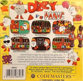 Dizzy Panic - Box - Back Image